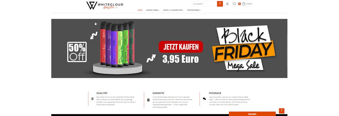 White Cloud GmbH – Shop für Shisha Tabak Bild 2